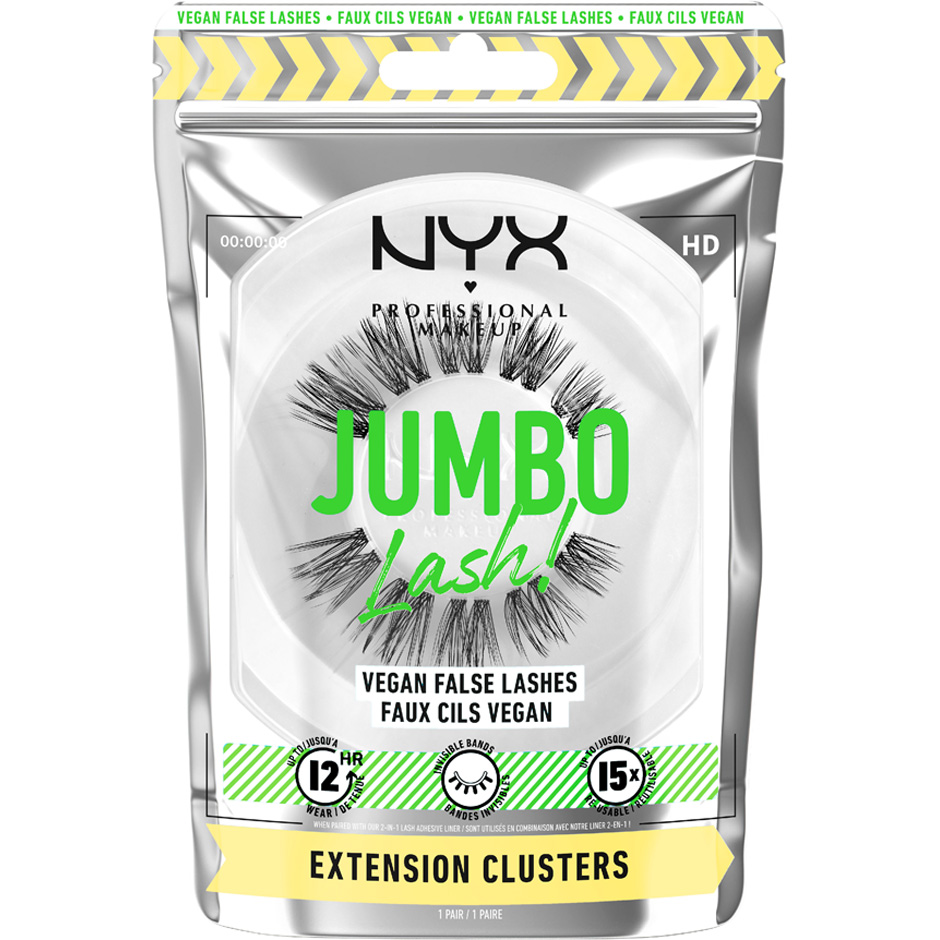 NYX Professional Makeup Jumbo Lash! Vegan False Lashes Extension Clusters 01 - 1 pcs Sminke - Øyne - Løsvipper