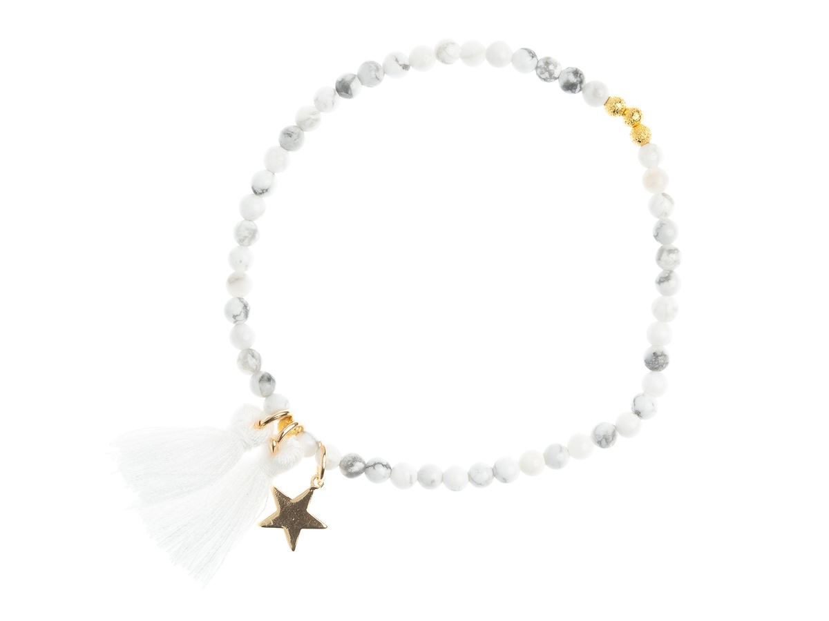 Stone Bead Bracelet