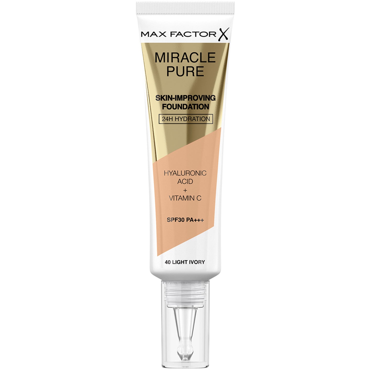 Max Factor Miracle Pure Skin Improving Foundation 40 Light Ivory