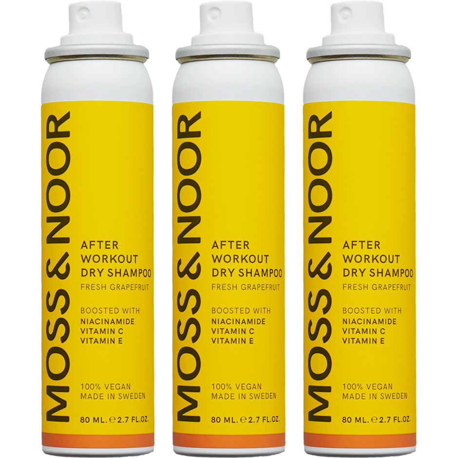 MOSS & NOOR After Workout Dry Shampoo Pocket Size 3stk