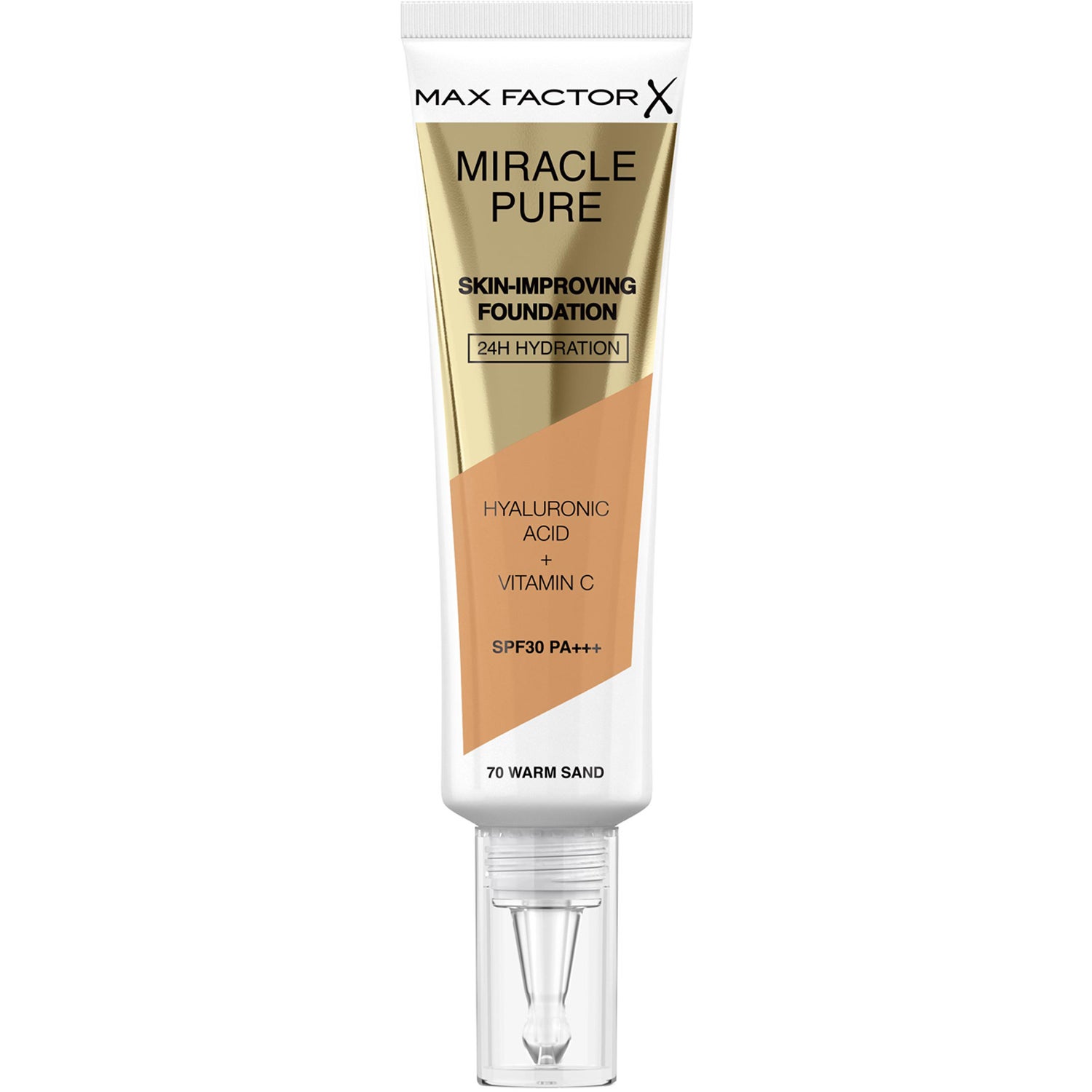 Max Factor Miracle Pure Skin-Improving Foundation 70 Warm Sand 30