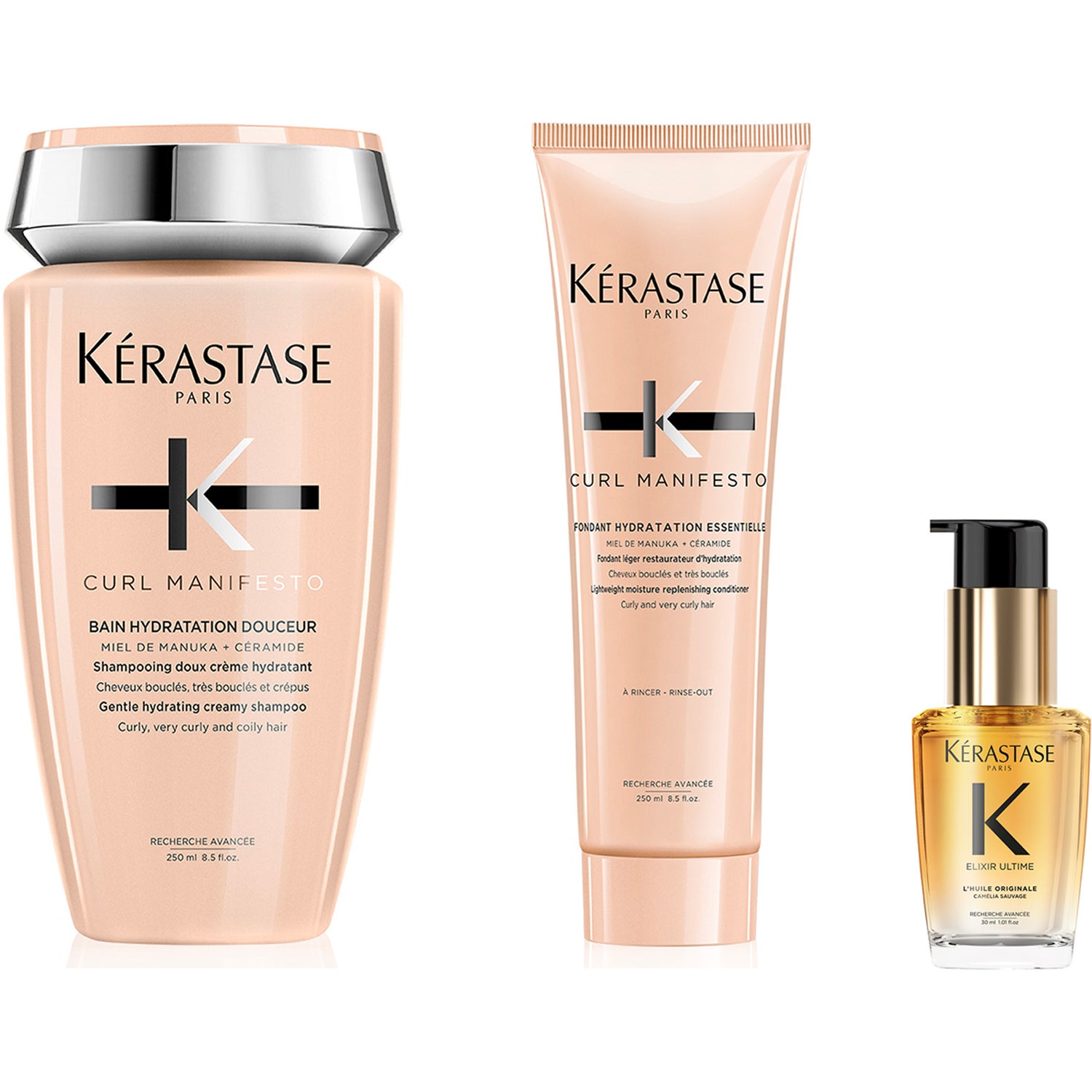 Kérastase Curl Manifest Duo Shampoo 250 ml + Conditioner 250 ml - 500 ml