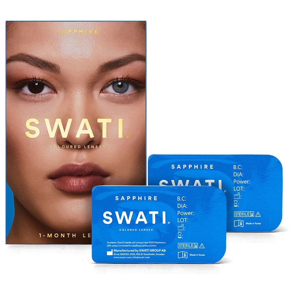 SWATI - Coloured Contact Lenses 1 Month - Sapphire