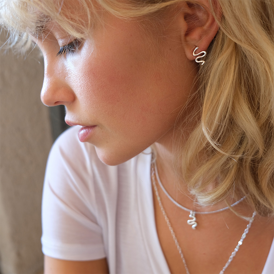 Mysterious Garden Stud Earring Gold