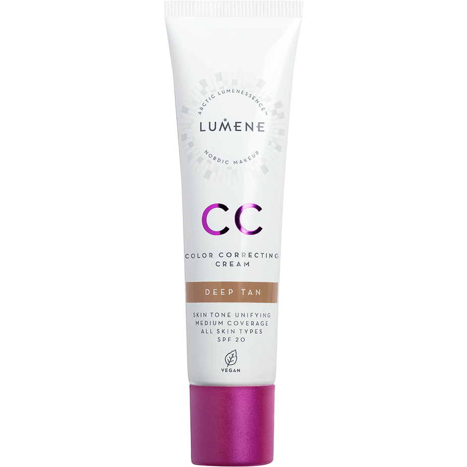 Lumene CC Color Correcting Cream SPF20 Deep Tan - 30 ml Sminke - Ansikt - Foundation