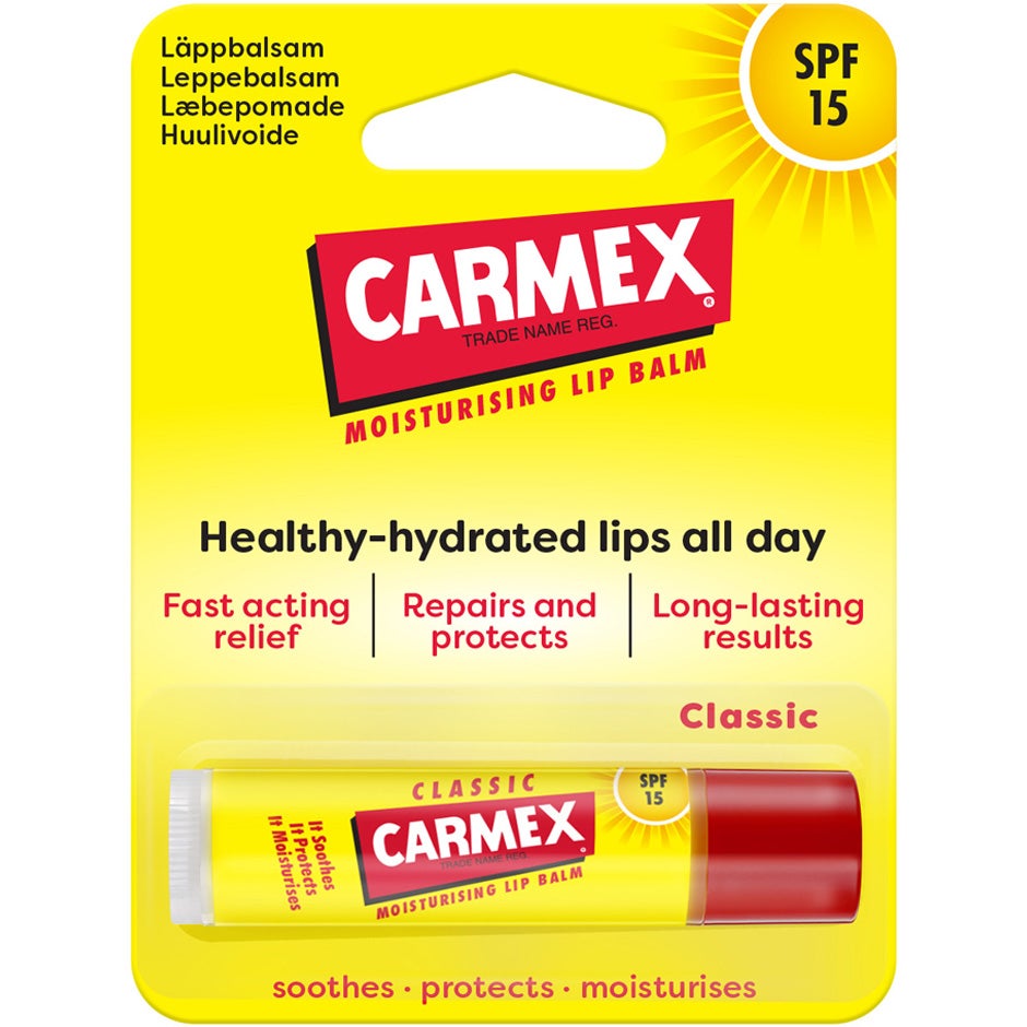 Bilde av Carmex Lip Balm Classic Stick Spf15 - 4,2 G