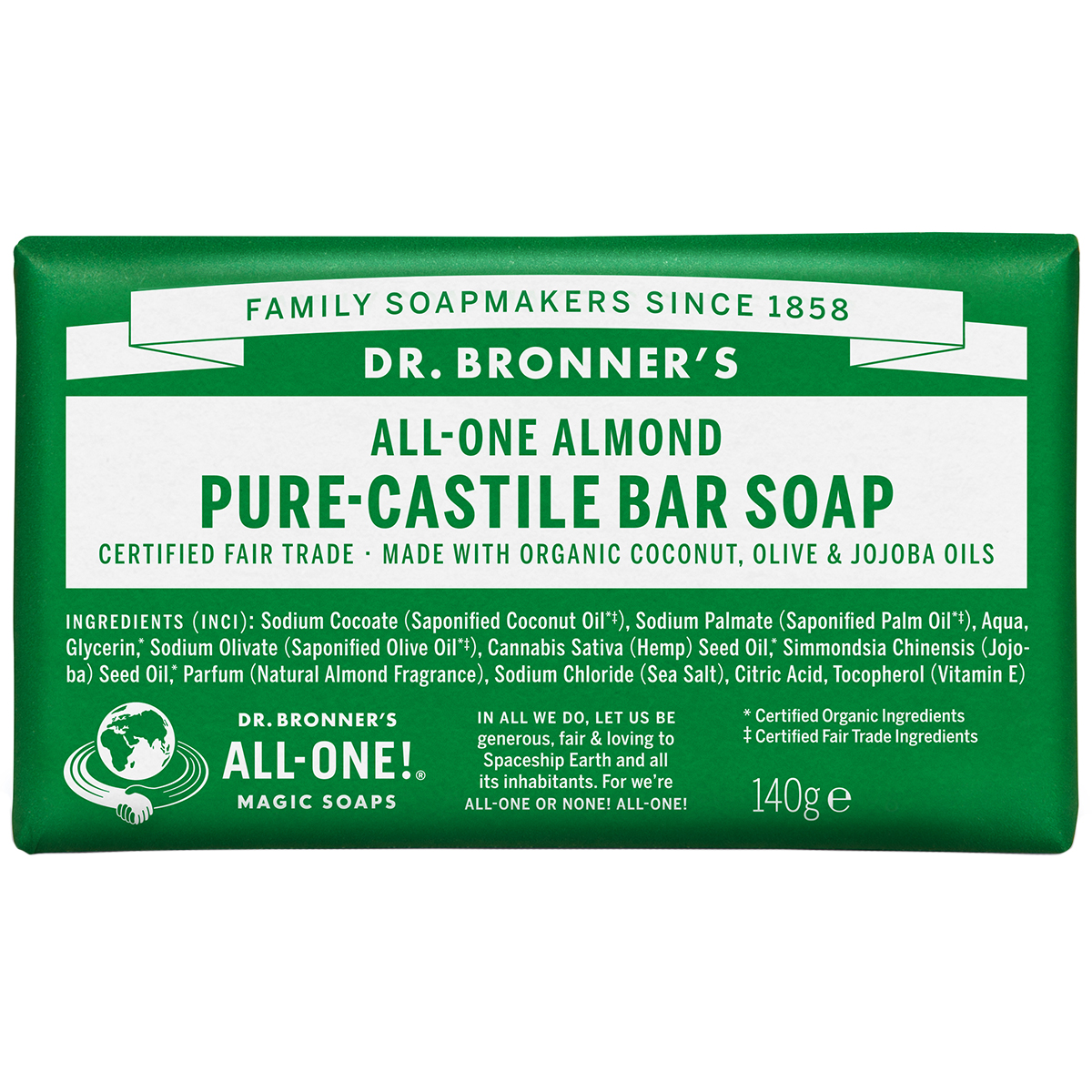 Magic Soaps All-One Hemp Almond, 140 g  Bad- & Dusjkrem