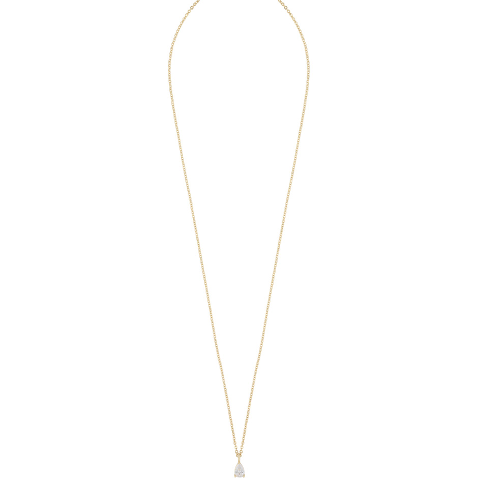 Nuit drop pendant neck 42 gold/clear
