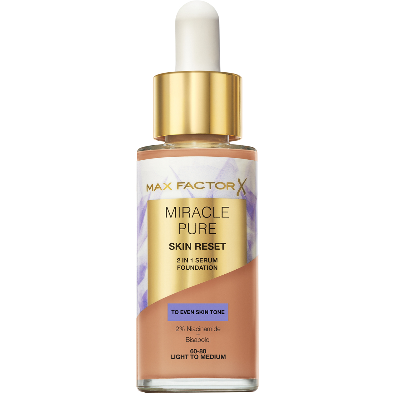 Miracle Pure 2in1 Skin Reset Serum Foundation 60-80 Light to Medium