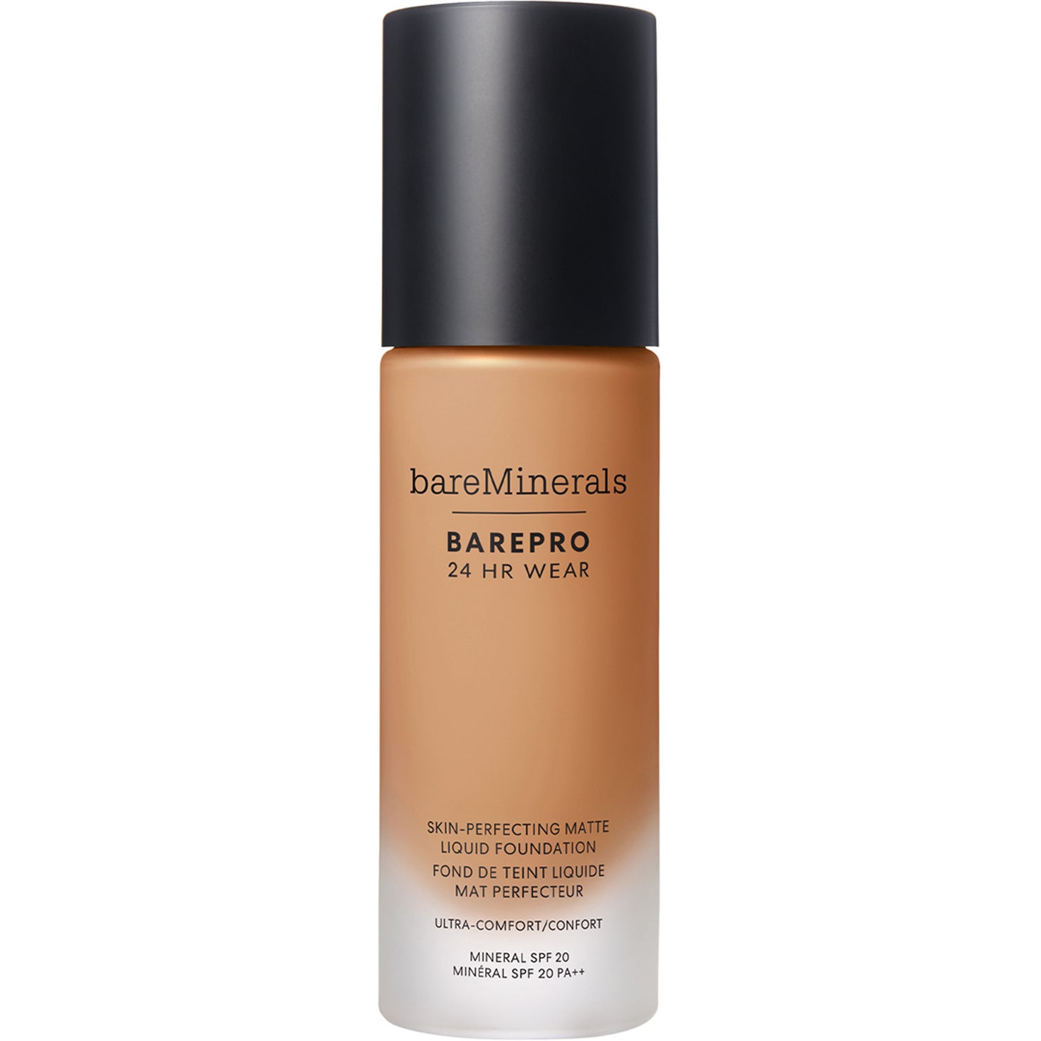 BAREPRO 24HR Skin-Perfecting Matte Liquid Foundation SPF 20 30 ml (Farge: Medium Deep 40 Neutral)