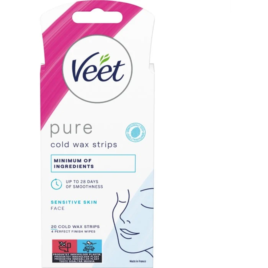 Hårfjerning Wax Strips Face Sensitive 12stk
