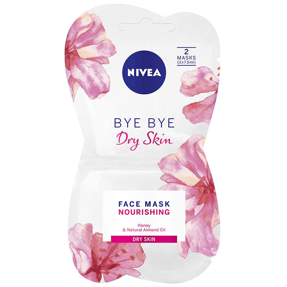 Bilde av Nivea Bye Bye Dry Skin Nourishing Face Mask 2 Pcs