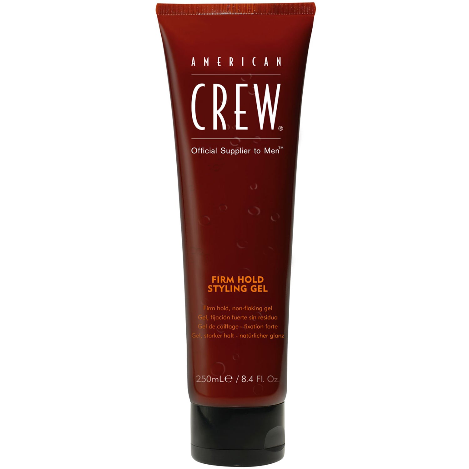 American Crew Firming Hold Gel Tube Firm Hold, Non-Flaking Gel - 250 ml