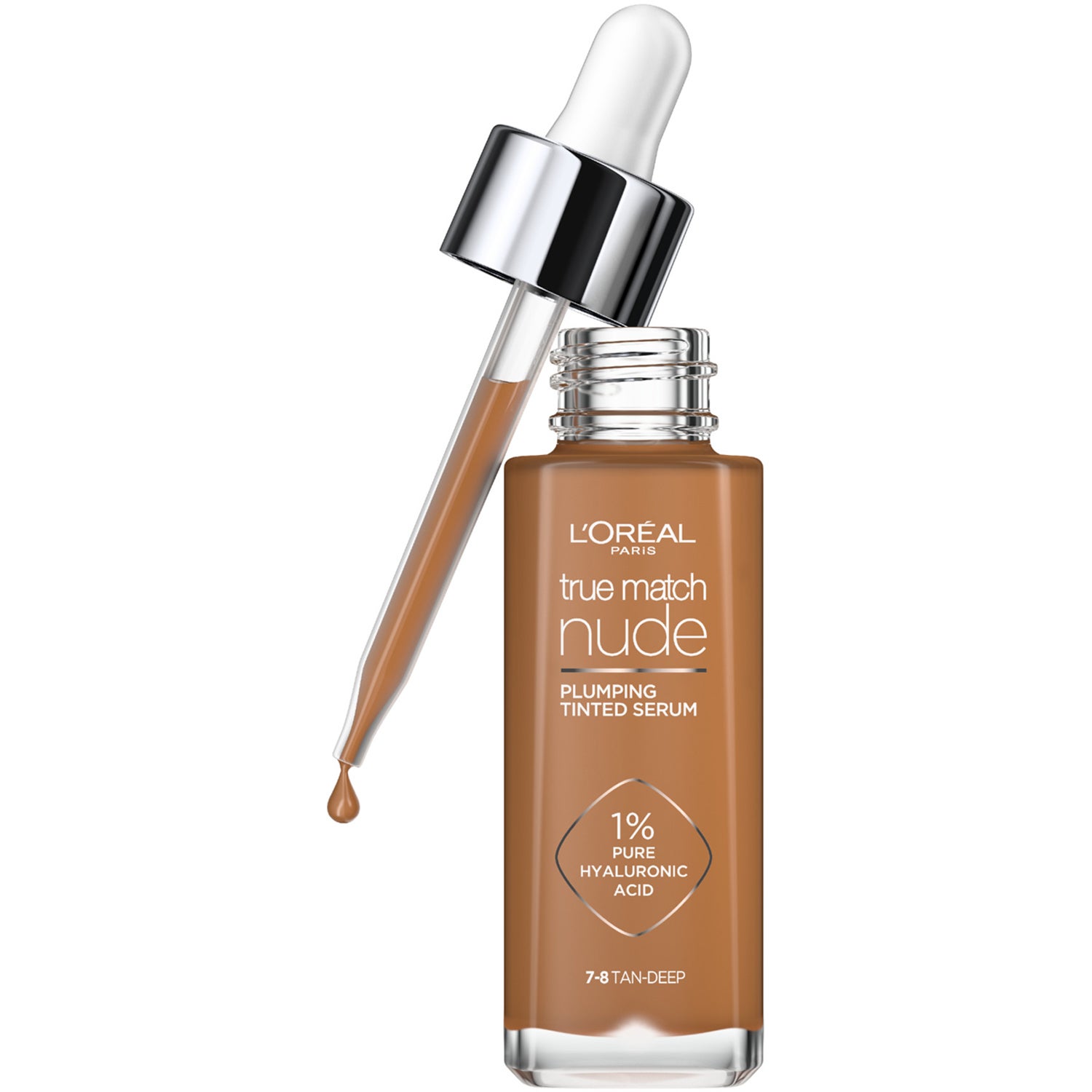 L'Oréal Paris True Match Nude Plumping Tinted Serum 7-8 Tan Deep - 30 ml