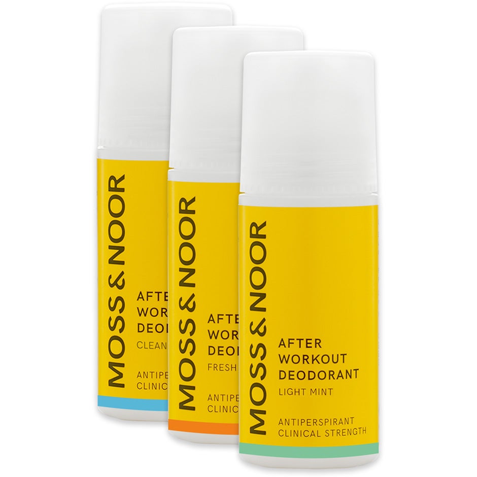 Moss & Noor After Workout Deodorant Mixed 3x60ml