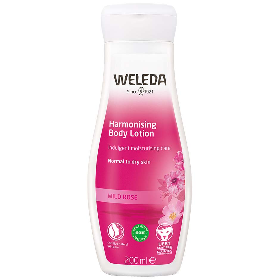 Weleda Wild Rose Harmonising Body Lotion 200 ml Hudpleie - Kroppspleie - Body lotion