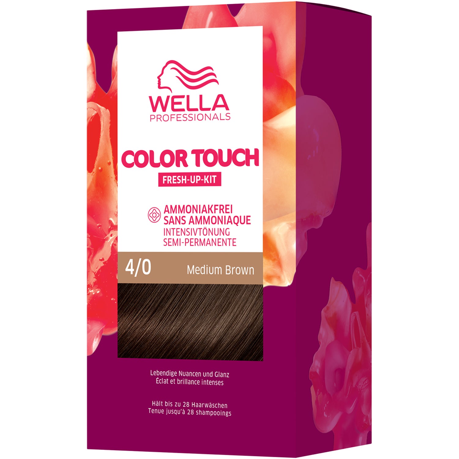Wella Professionals Color Touch Pure Naturals Medium Brown 4/0 - 130 ml