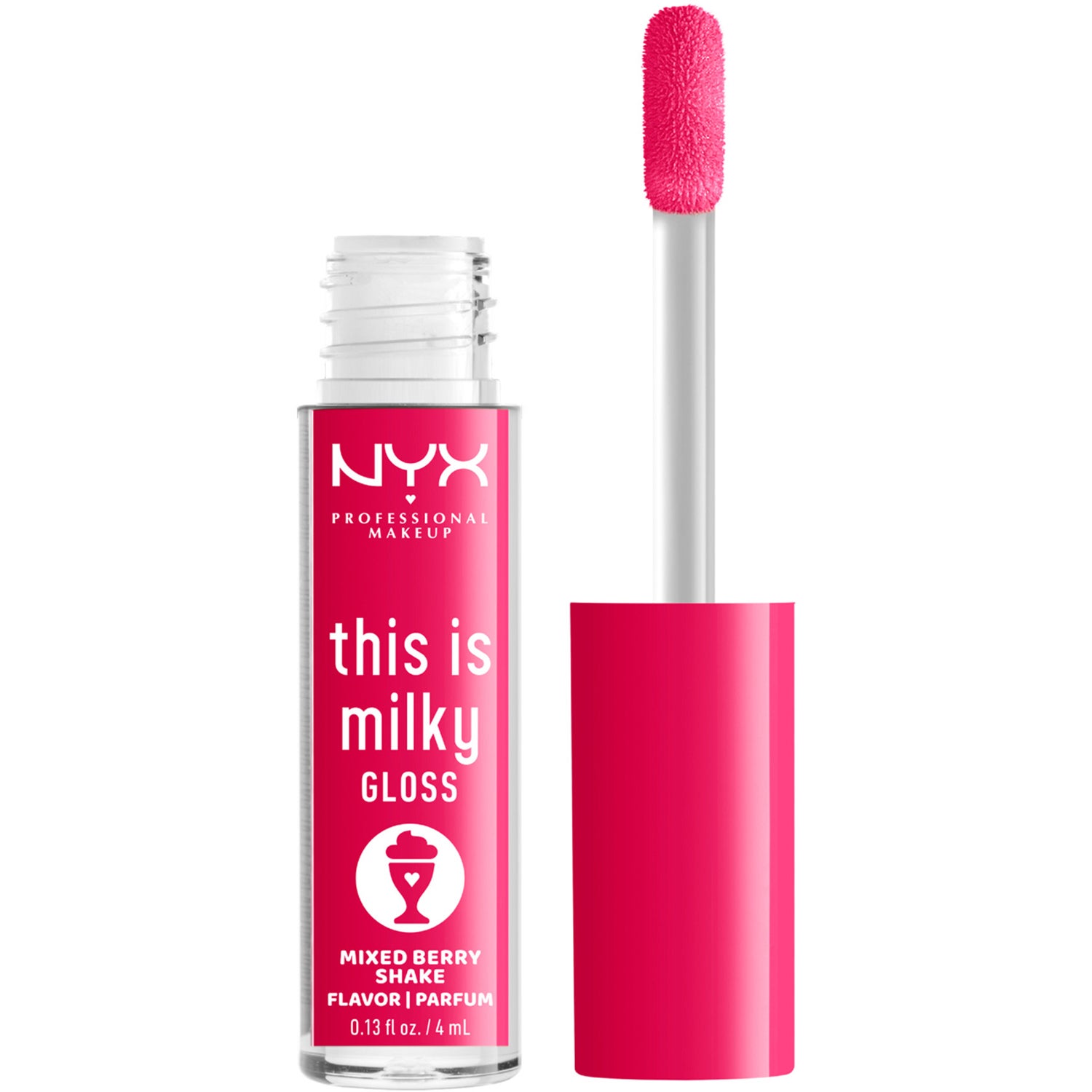 NYX Professional Makeup This Is Milky Gloss Lip Gloss Mixed Berry Shake 09 - 4 ml