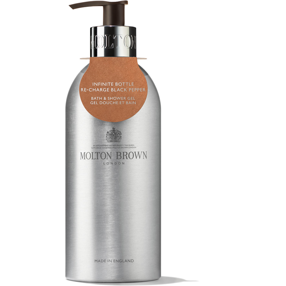 Re-Charge Black Pepper Bath & Shower Gel Infinite Bottle 400 ml