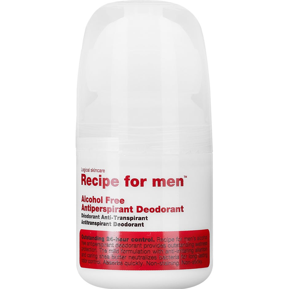 Recipe for Men Alcohol Free Antiperspirant, 60 ml