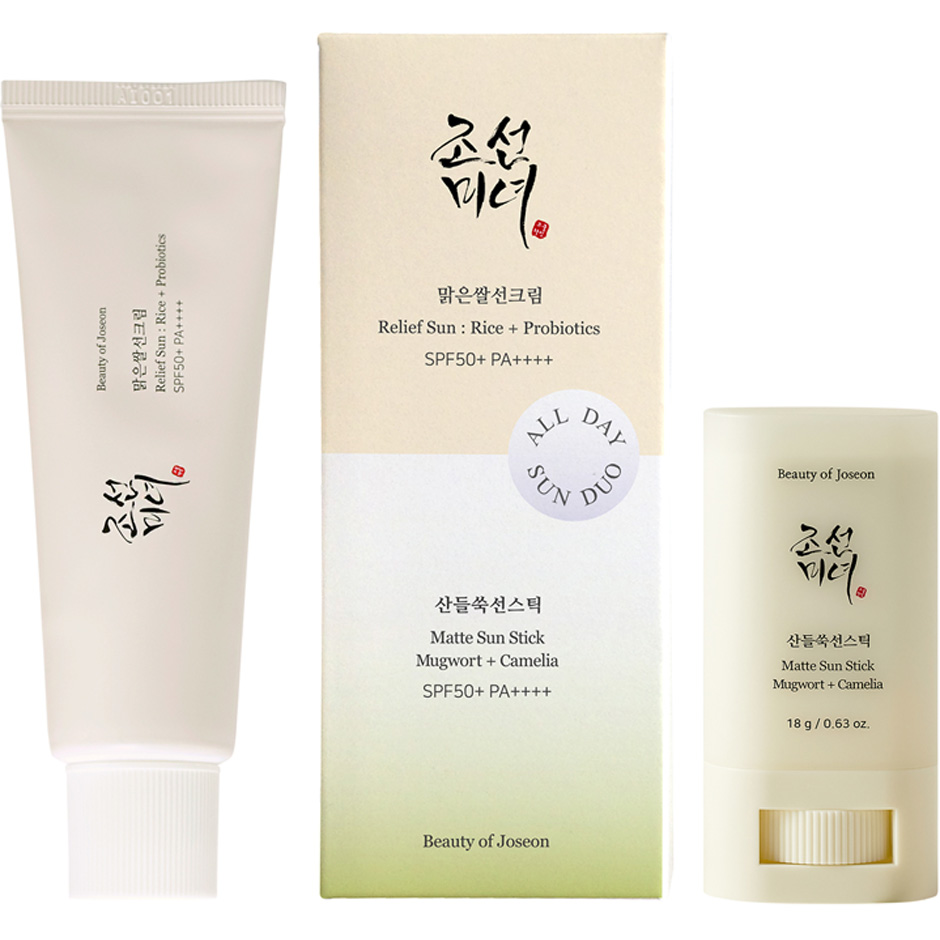 All Day Sun Duo, Relief Sun + Matte Sun Stick (50 ml + 18 g)