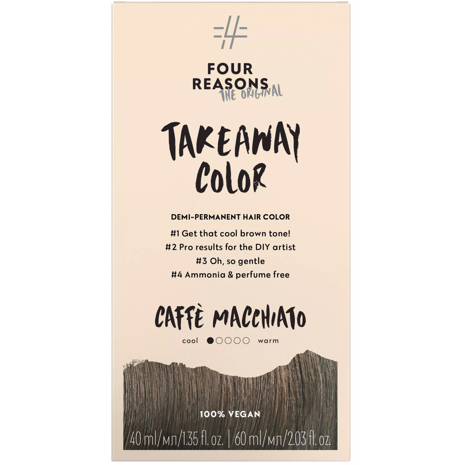 Four Reasons Take Away Color 5.1 Caffé Macchiato pcs 1