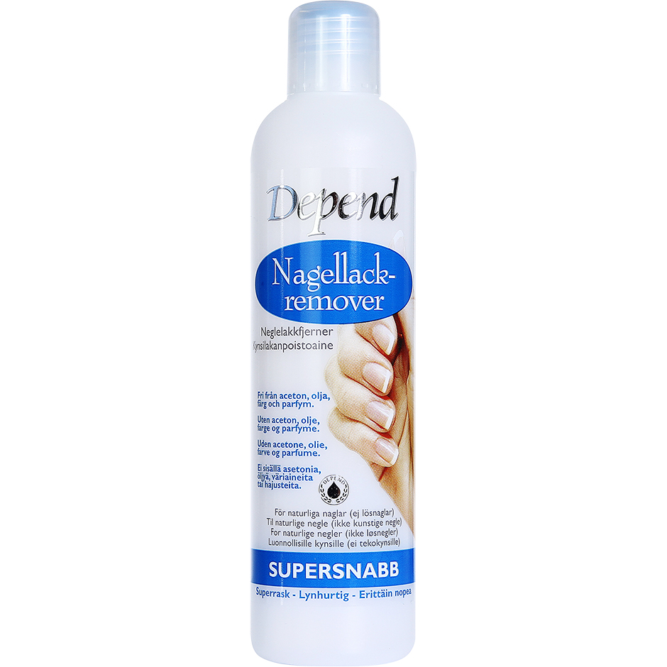 Bilde av Depend Nail Polish Remover Super Quick - 250 Ml