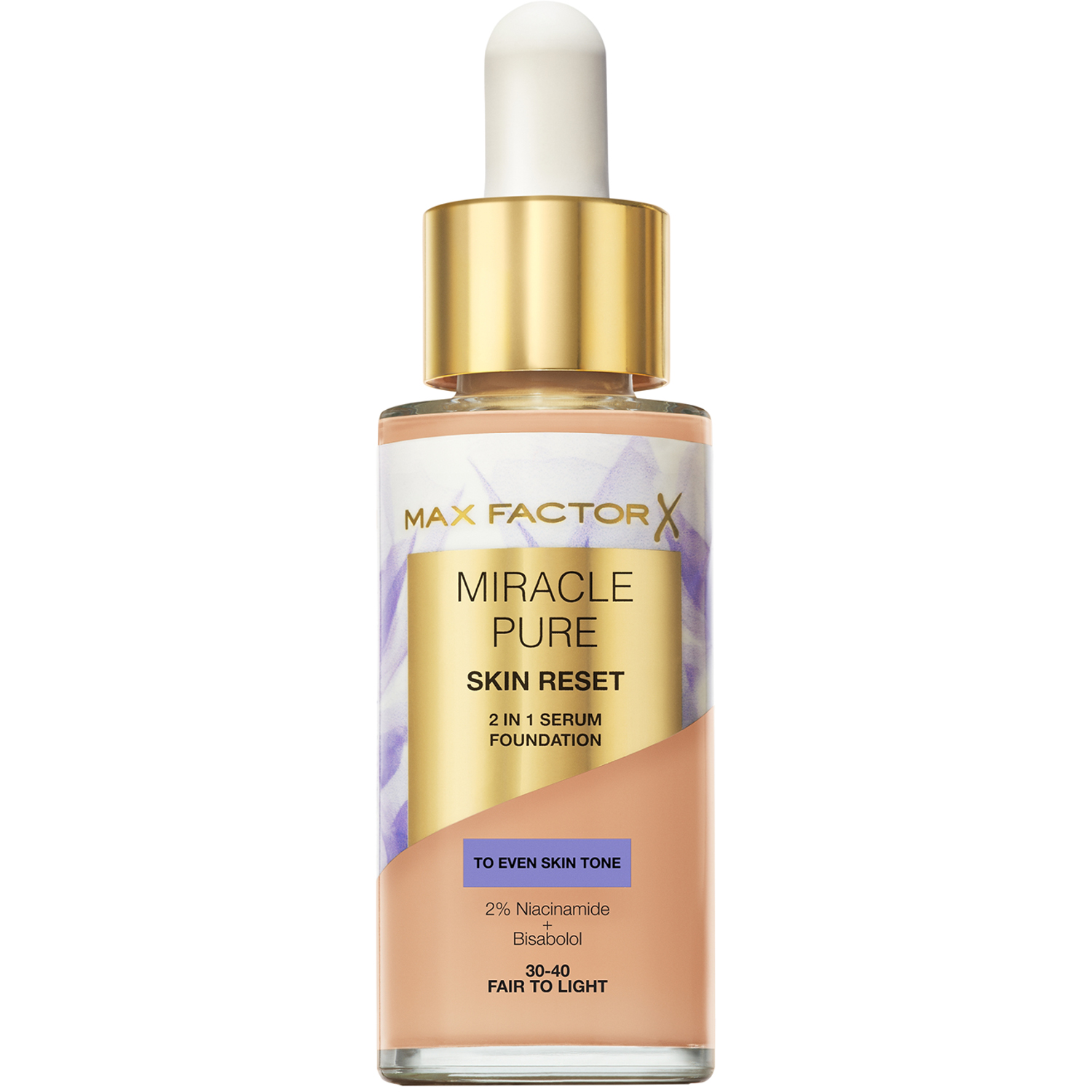 Miracle Pure 2In1 Skin Reset Serum Foundation 02 Fair to light - 30 ml