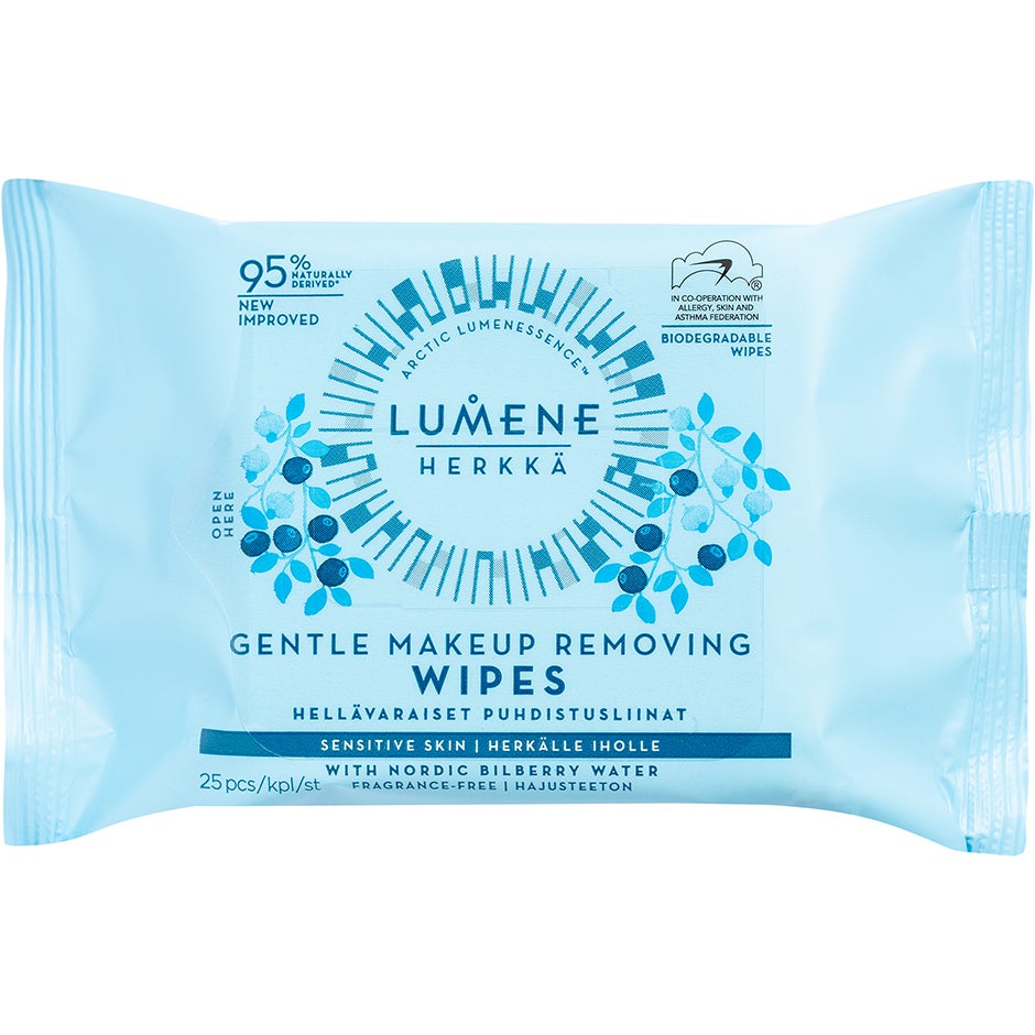 Gentle Makeup Removing Wipes 25 pcs