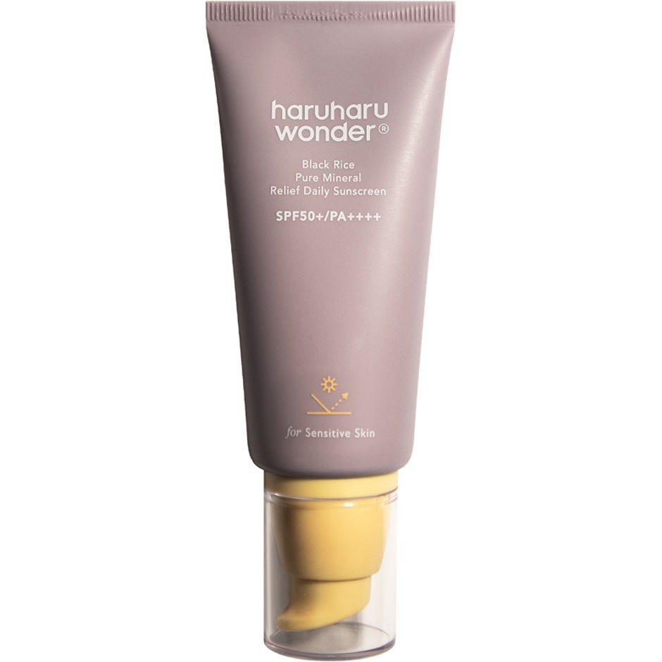 haruharu wonder Black Rice Pure Mineral Relief Daily Sunscreen SPF50+ PA++++, 50 ml