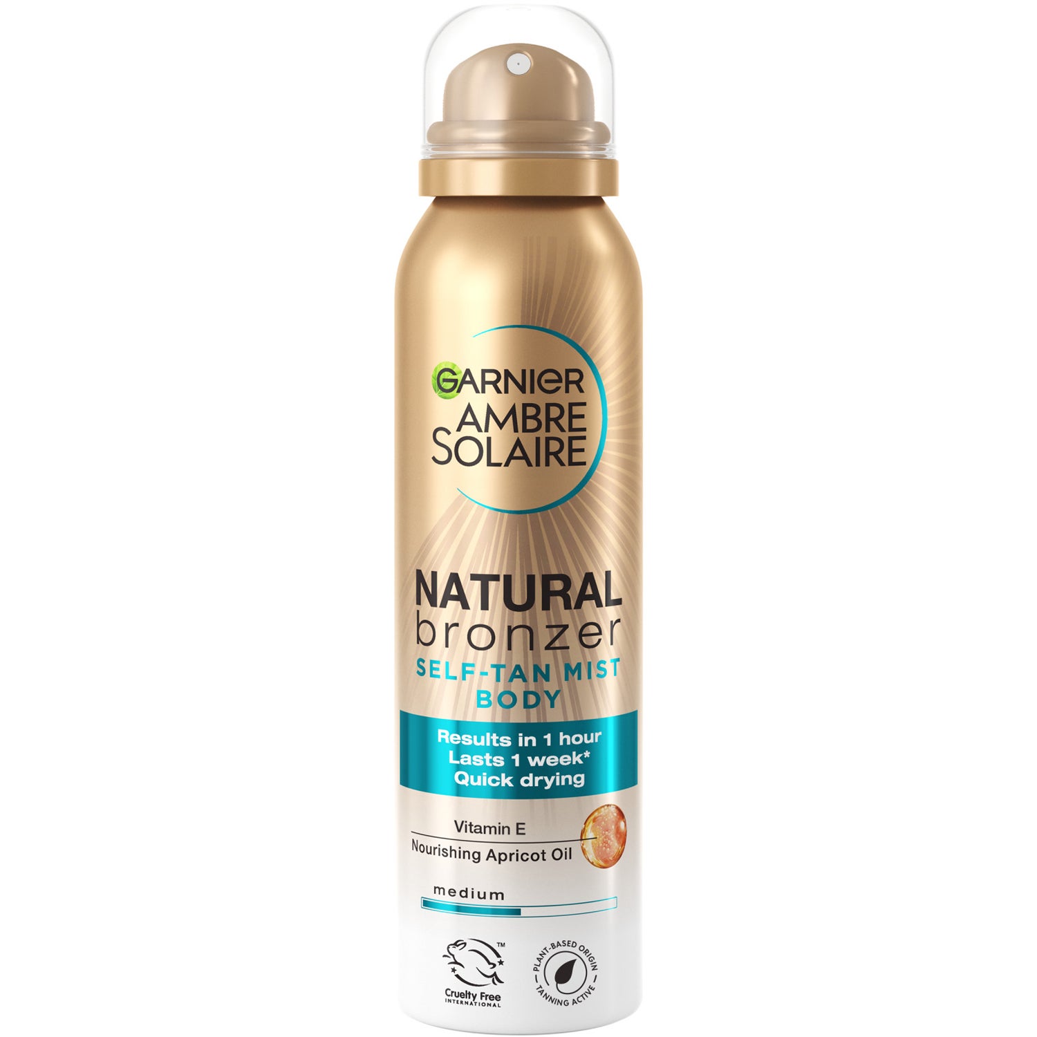 Garnier Ambre Solaire Natural Bronzer Self tan Mist Body - 150 ml