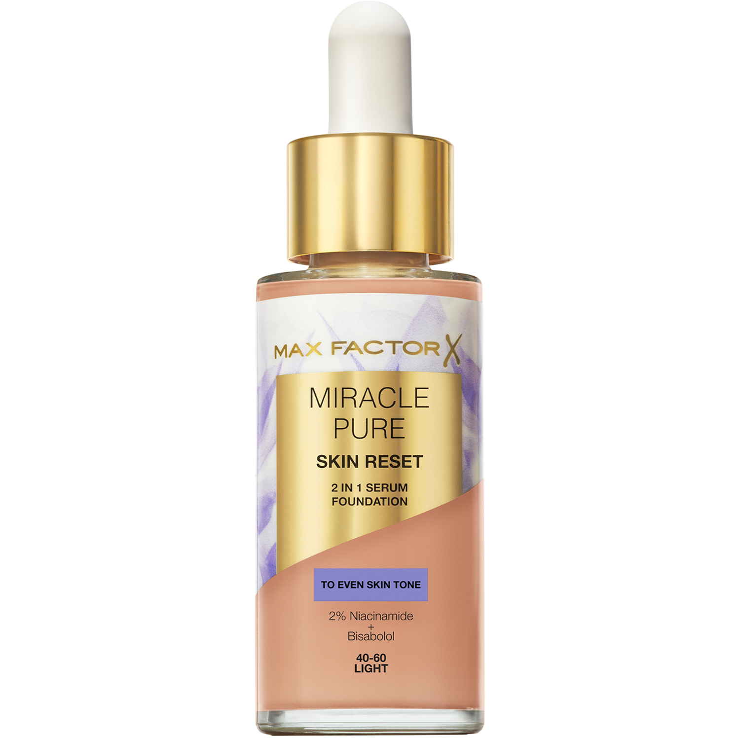 Miracle Pure 2In1 Skin Reset Serum Foundation 03 Light - 30 ml