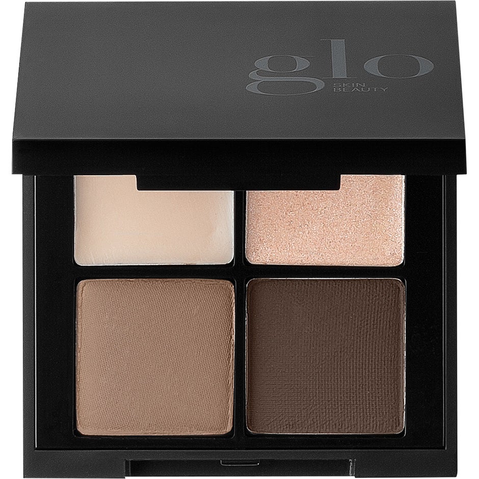 Glo Skin Beauty Brow Quad Brown - 4.15 g Sminke - Øyne - Øyenbryn - Øyenbrynspenn & Øyenbrynspudder