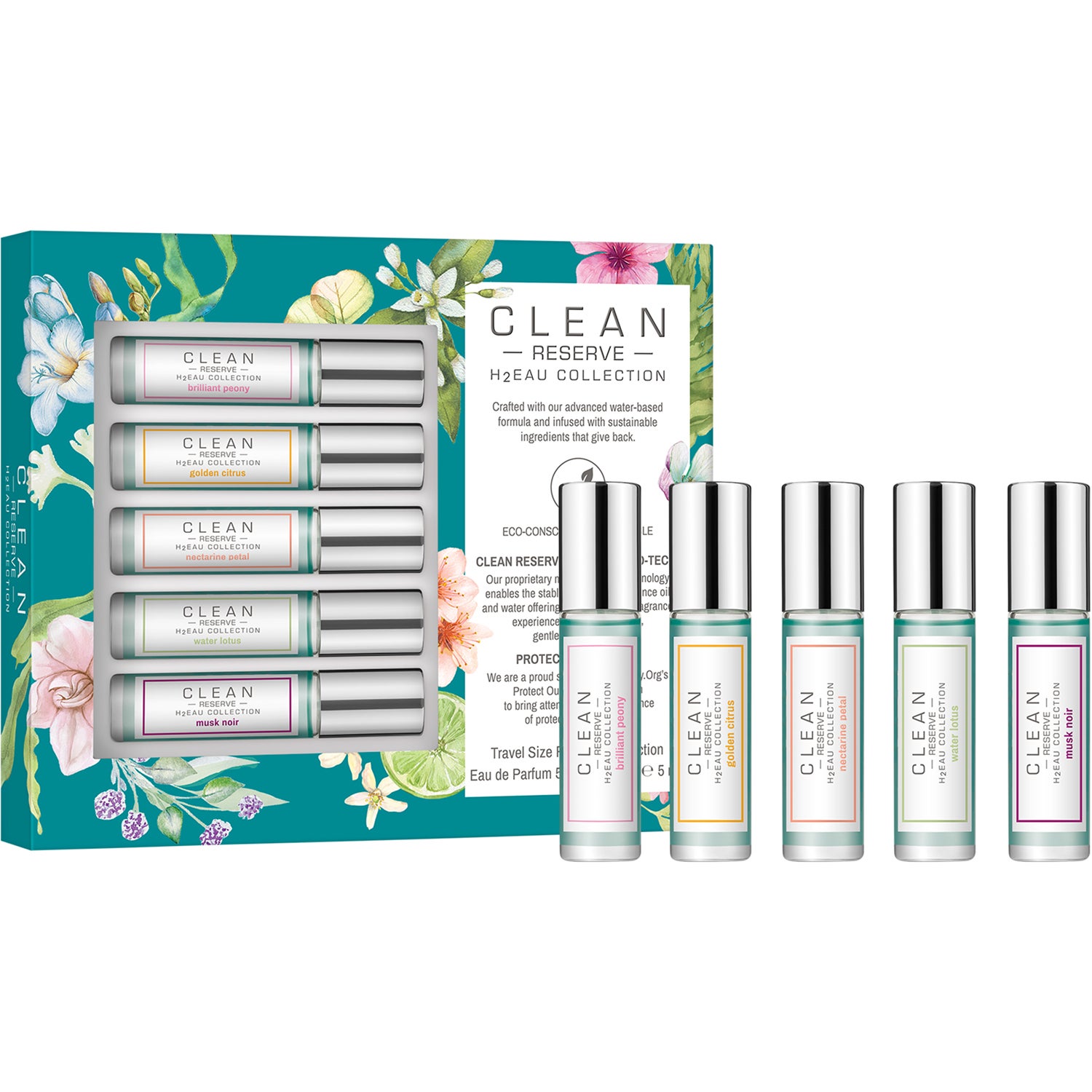 Clean RESERVE H2EAU Rollerball Collection Eau de Parfum Travel Size - 25 ml