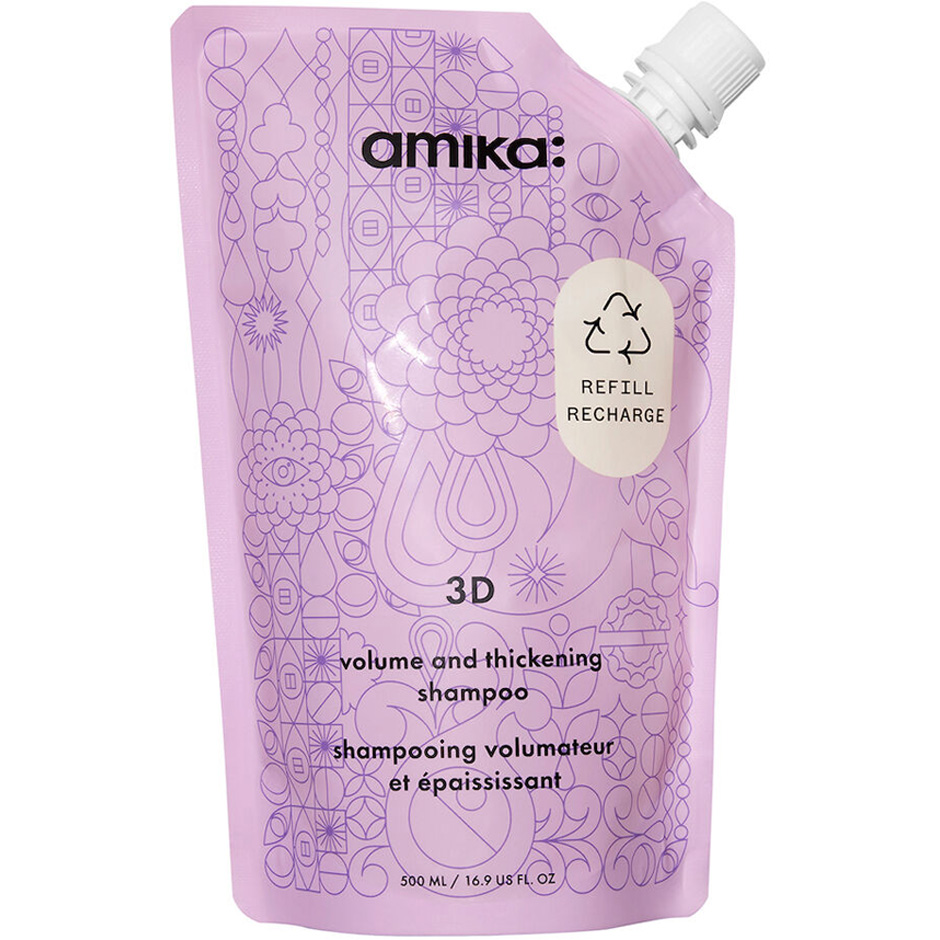 Bilde av Amika 3d Volume & Thickening Shampoo - 500 Ml
