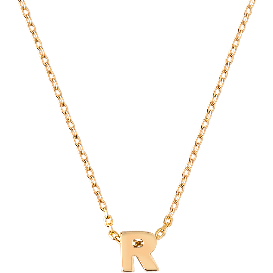 Orelia Gold Plated Initial R Necklace Giftbox Initial S Accessories - Smykker - Halskjeder