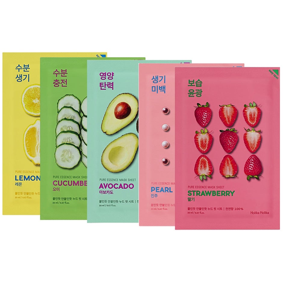 Holika Holika Pure Essence Sheet Mask Strawberry - 20 ml