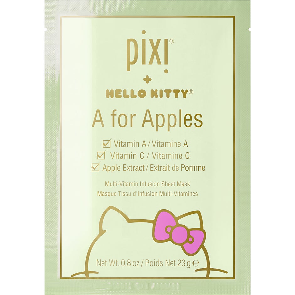 Pixi Pixi + Hello Kitty - A for Apples Sheet-Mask 3 x 23g