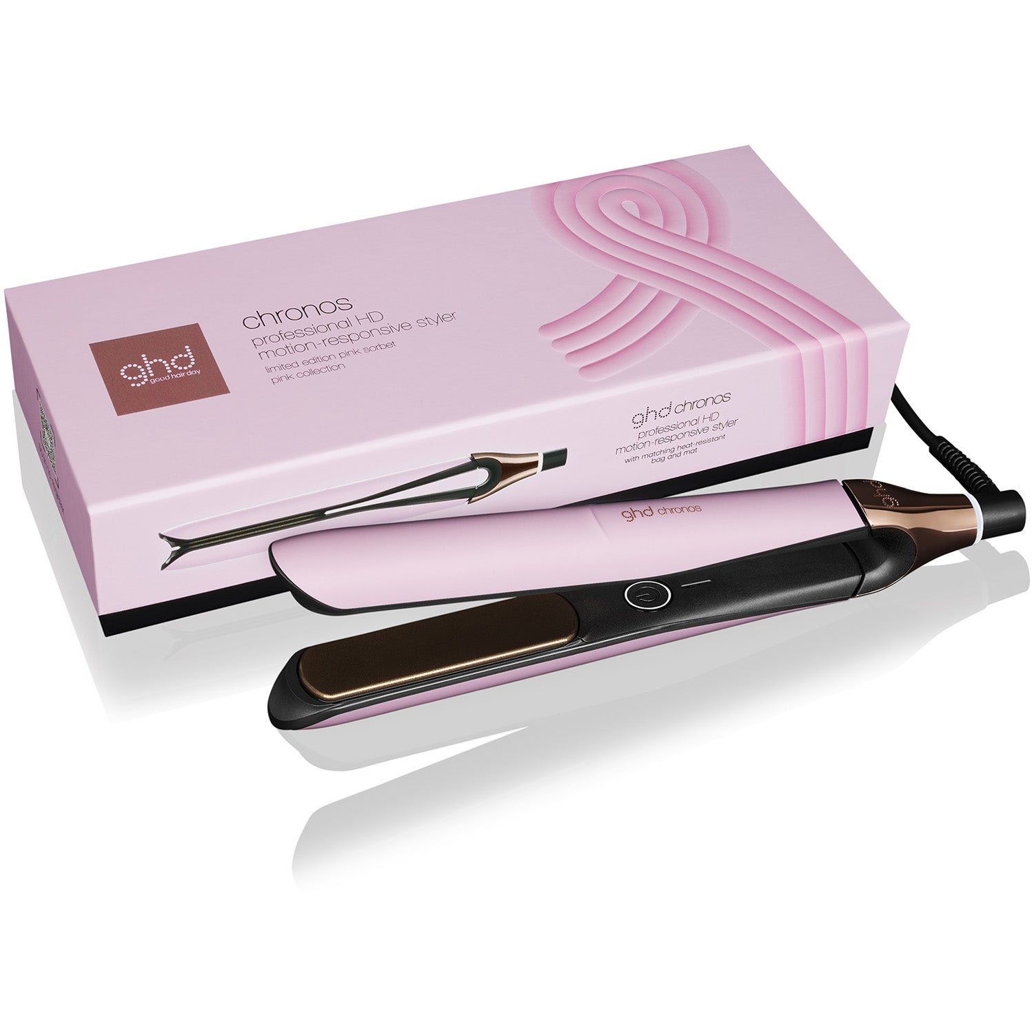 ghd Chronos Limited Edition Hair Straightener Pink Sorbet - 1 pcs
