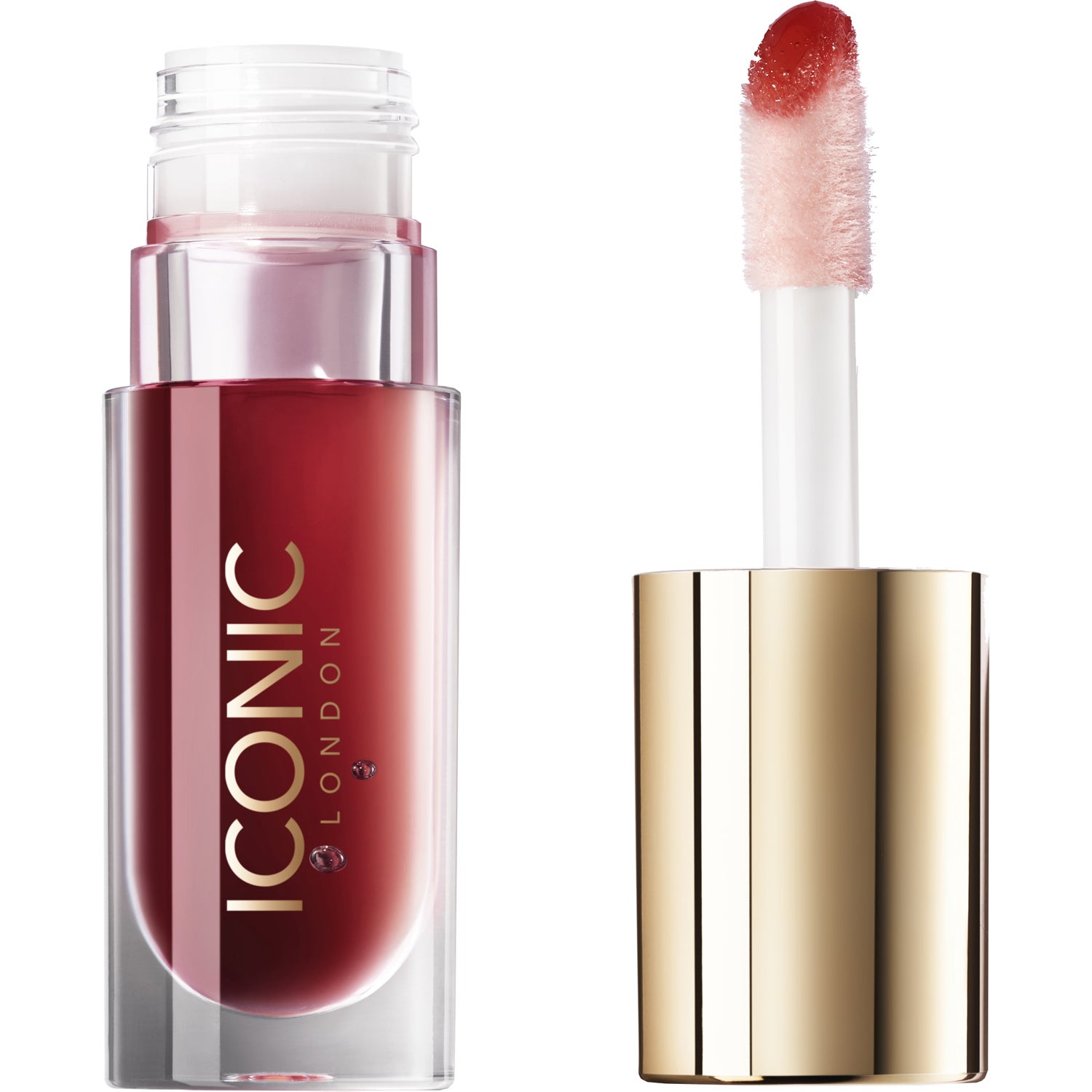 ICONIC LONDON Lustre Lip Oil One to Watch, Red