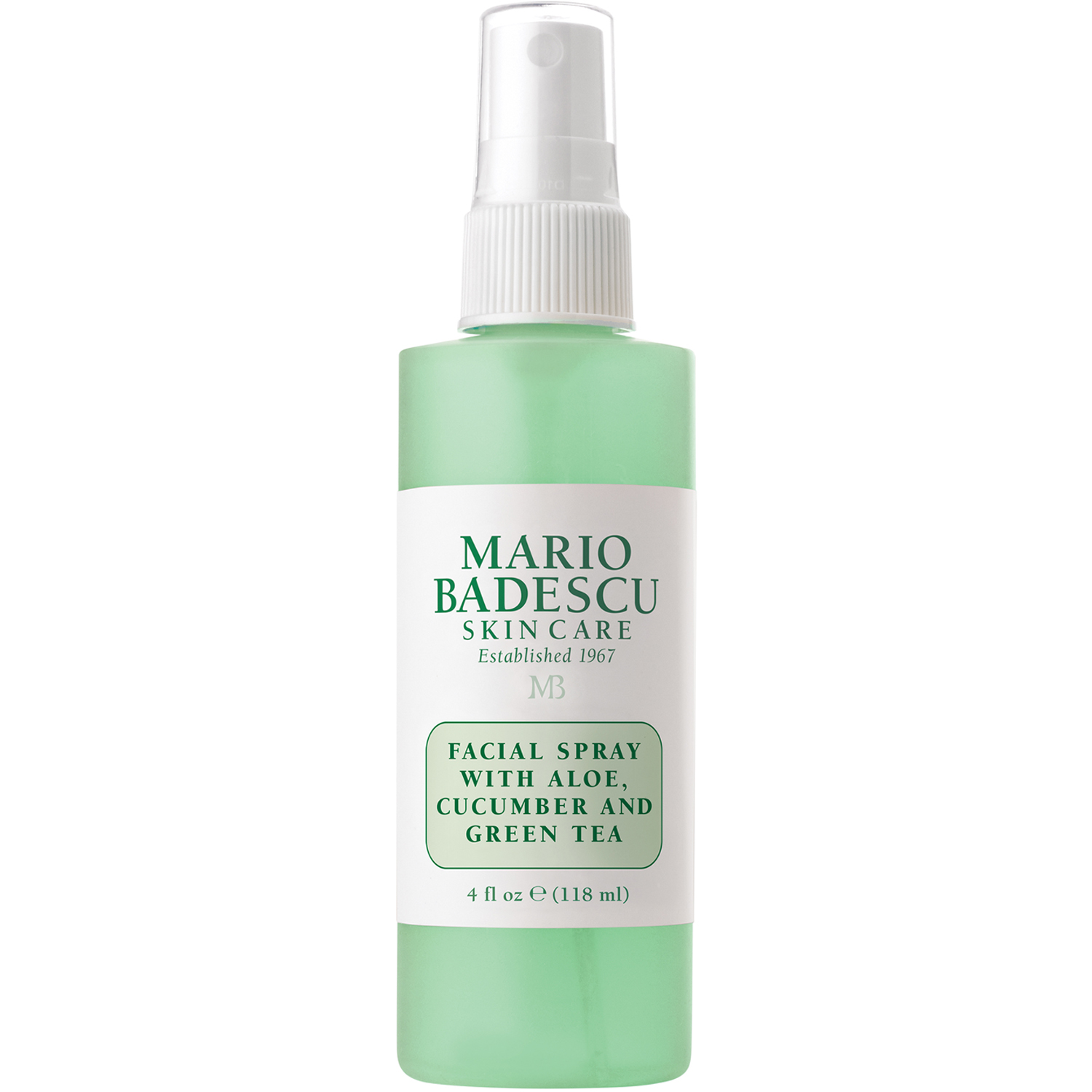 Facial Spray W/ Aloe, Cucumber & Green Tea 118ml