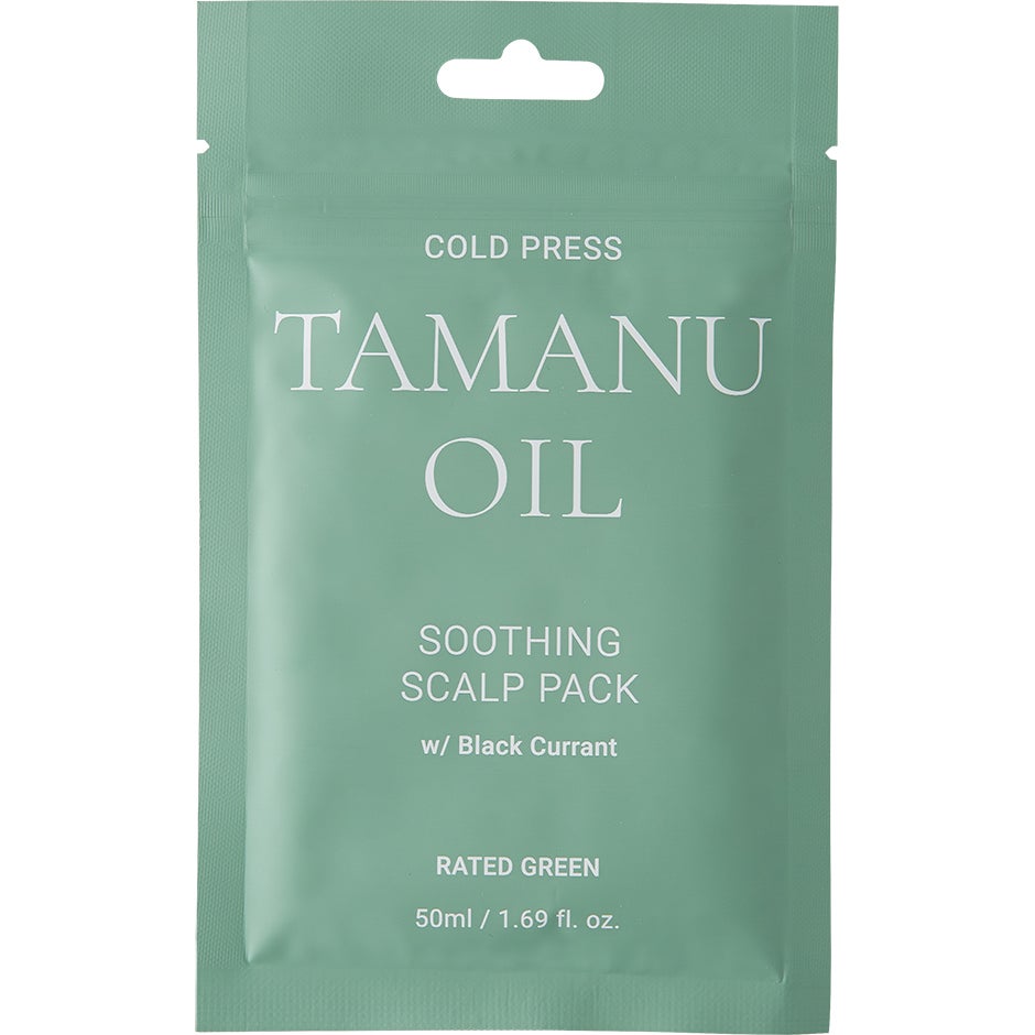 Rated Green Cold Press Tamanu Oil Soothing Scalp Pack With Black