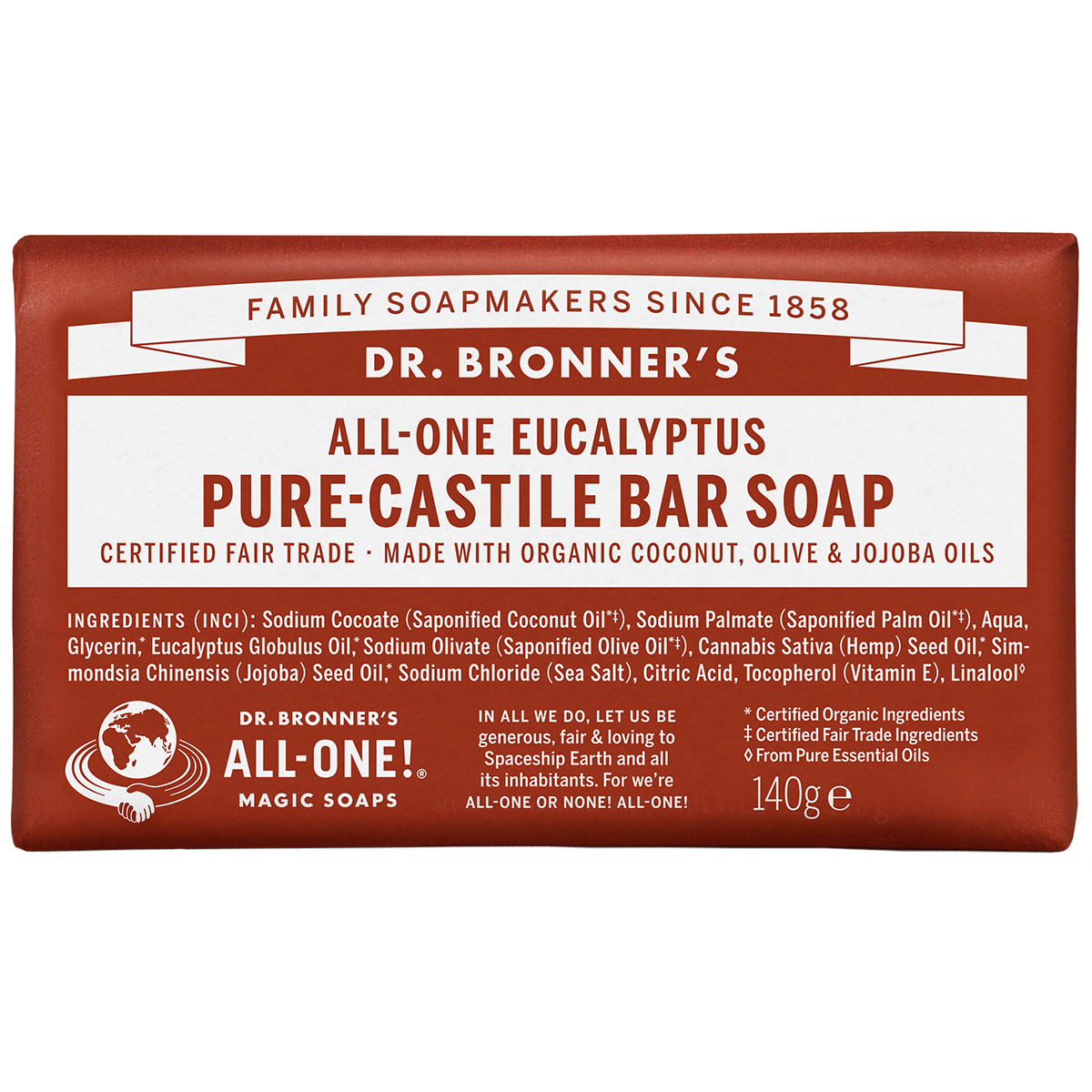 Magic Soaps All-One Hemp Eucalyptus, 140 g  Bad- & Dusjkrem