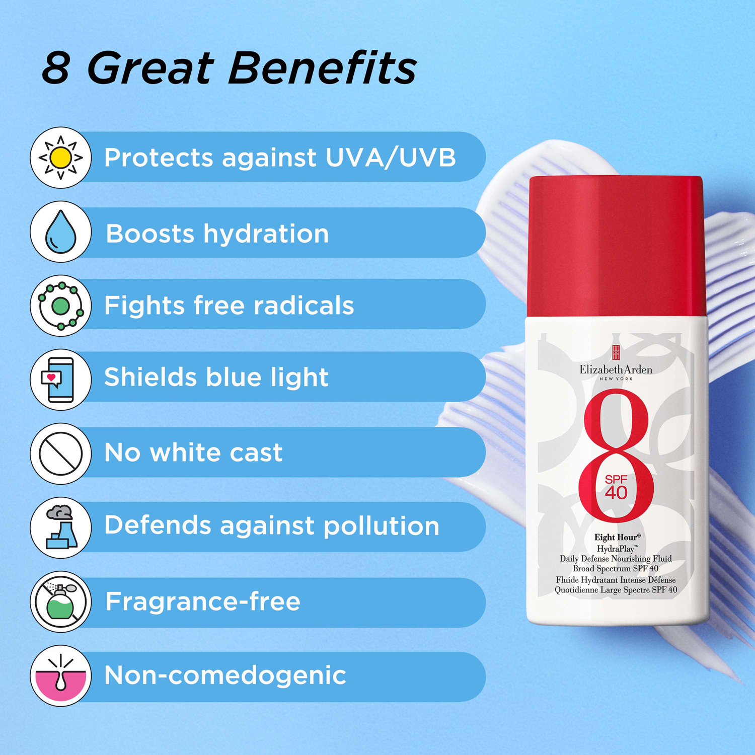 Eight Hour Sun Hydraplay Daily Defense SPF40