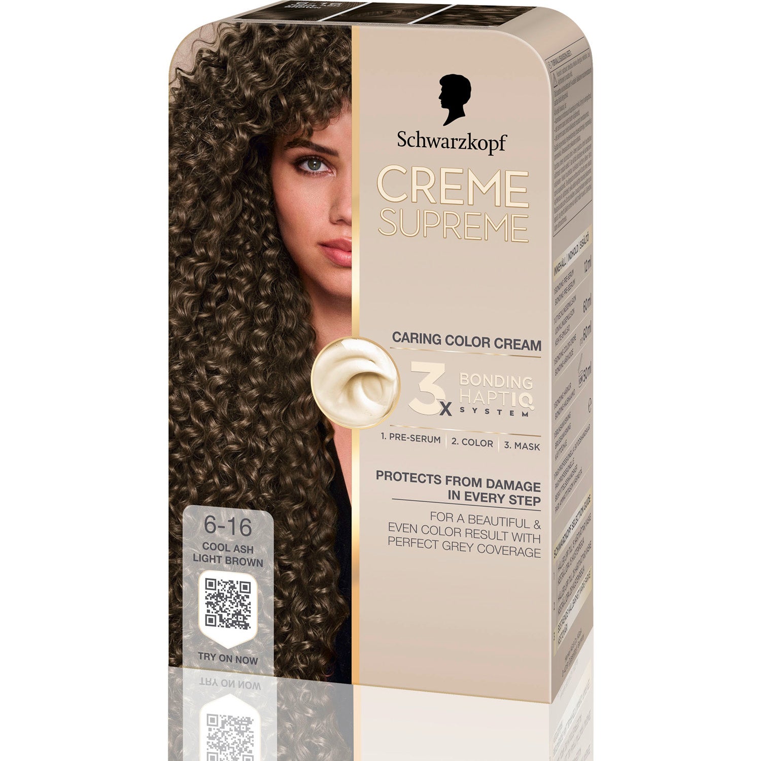 Schwarzkopf Creme Supreme 6-16 Cool Pearly Brown - 1 pcs