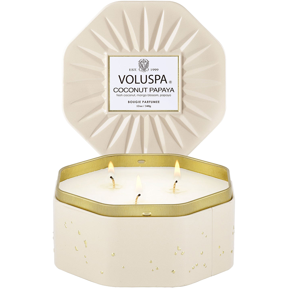Vermeil Coconut Papaya Candle