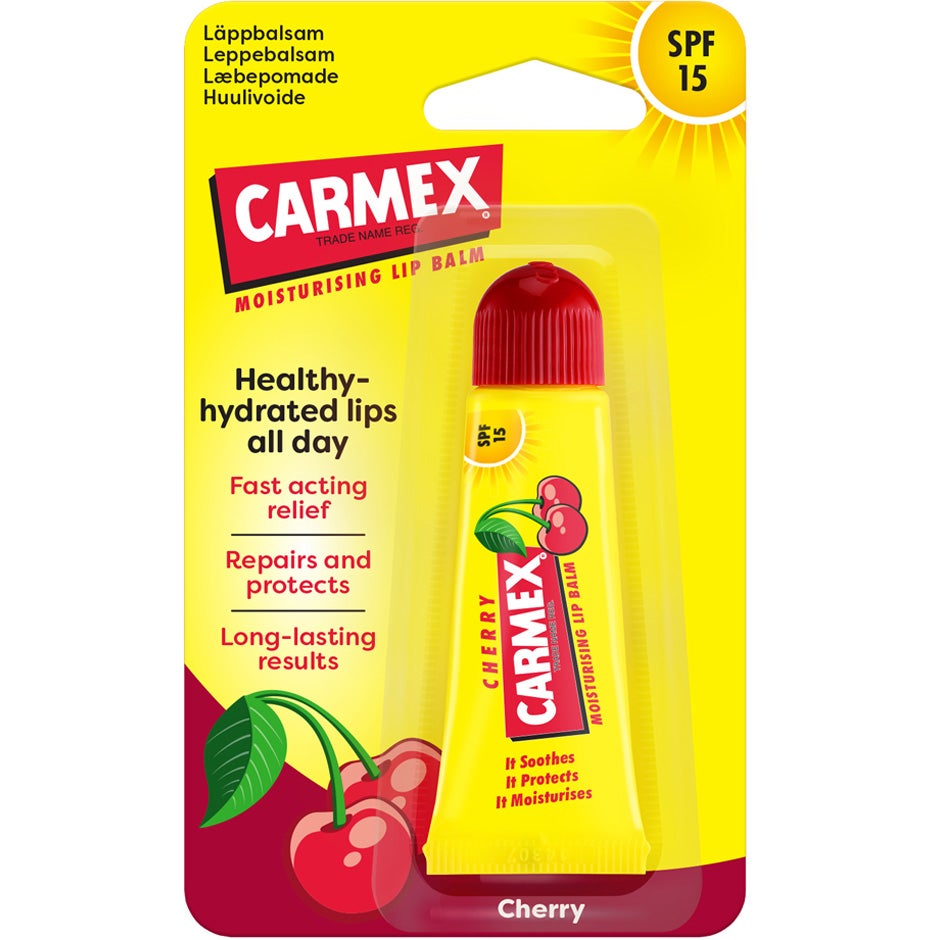 Bilde av Carmex Lip Balm Cherry Tube Spf15 - 10 G