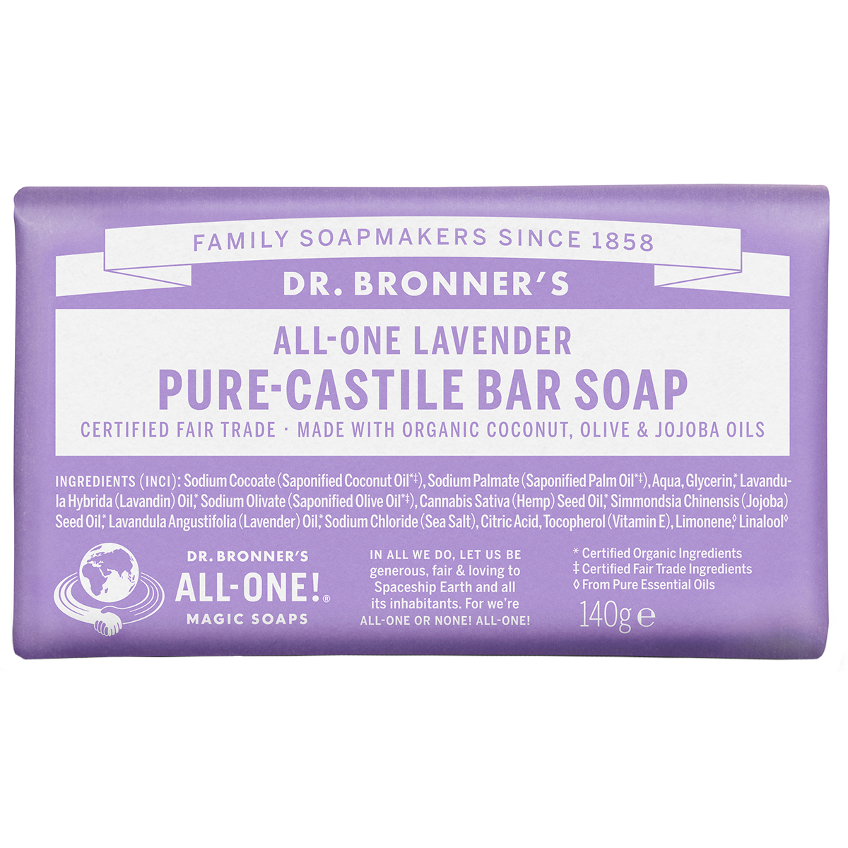 Magic Soaps All-One Hemp Lavender, 140 g  Bad- & Dusjkrem