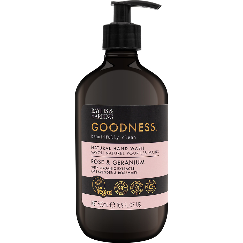 Goodness Rose & Geranium Hand Wash 500ml