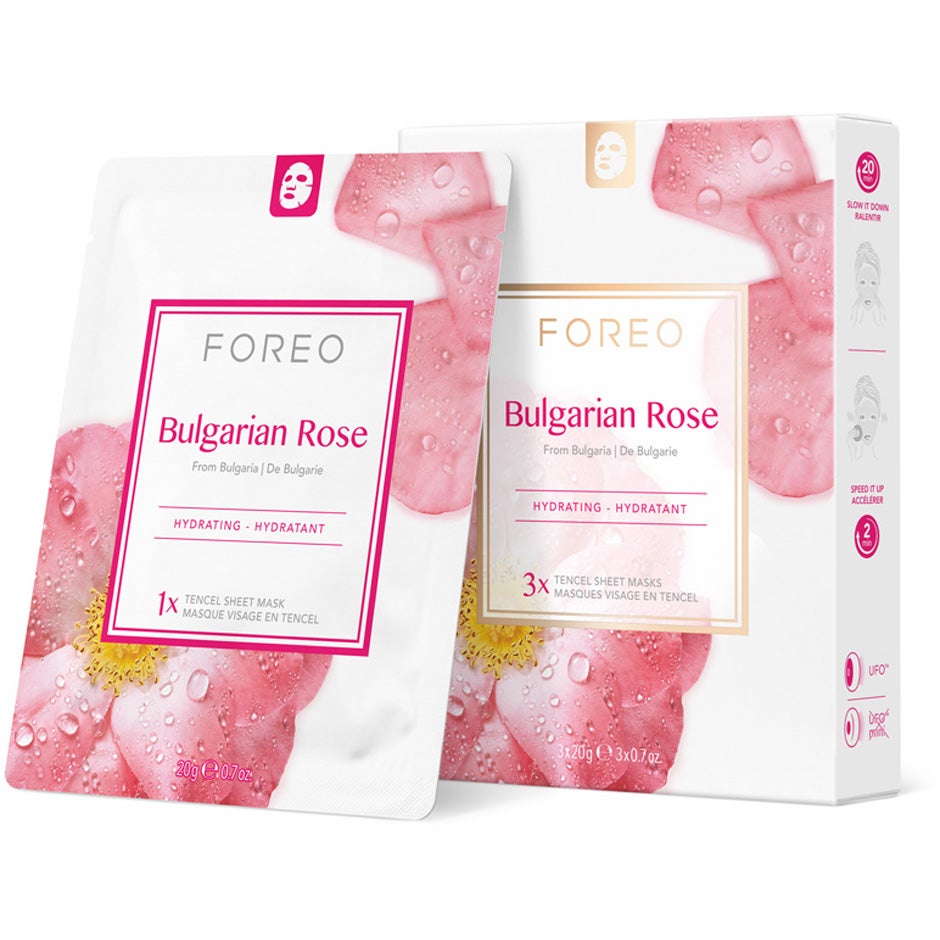 FOREO   Farm To Face Bulgarian Rose Sheet Mask